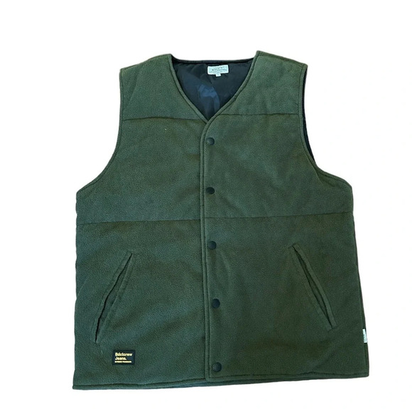 Retro Original Green Puff Vest Size Large like new - Picture 1 of 10